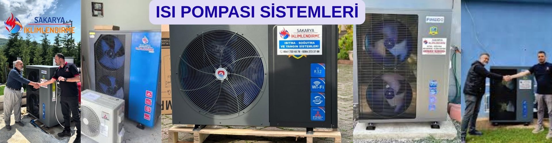 Isı pompası sistemleri, ev tipi, havuz tipi, yeni nesil hibrit ısı pompası